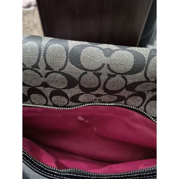 Coach Signature Coated Canvas Diaper Bag/Laptop Bag - Picture 5 of 10